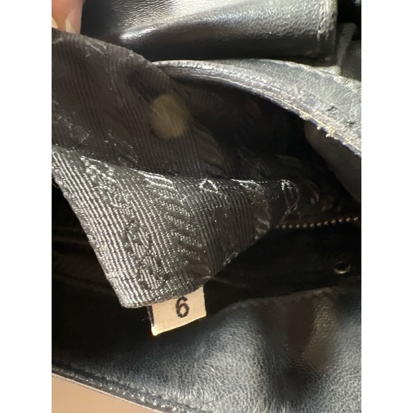 Prada Black Shoulder Bag with Crescent Silhouette - Picture 12 of 12